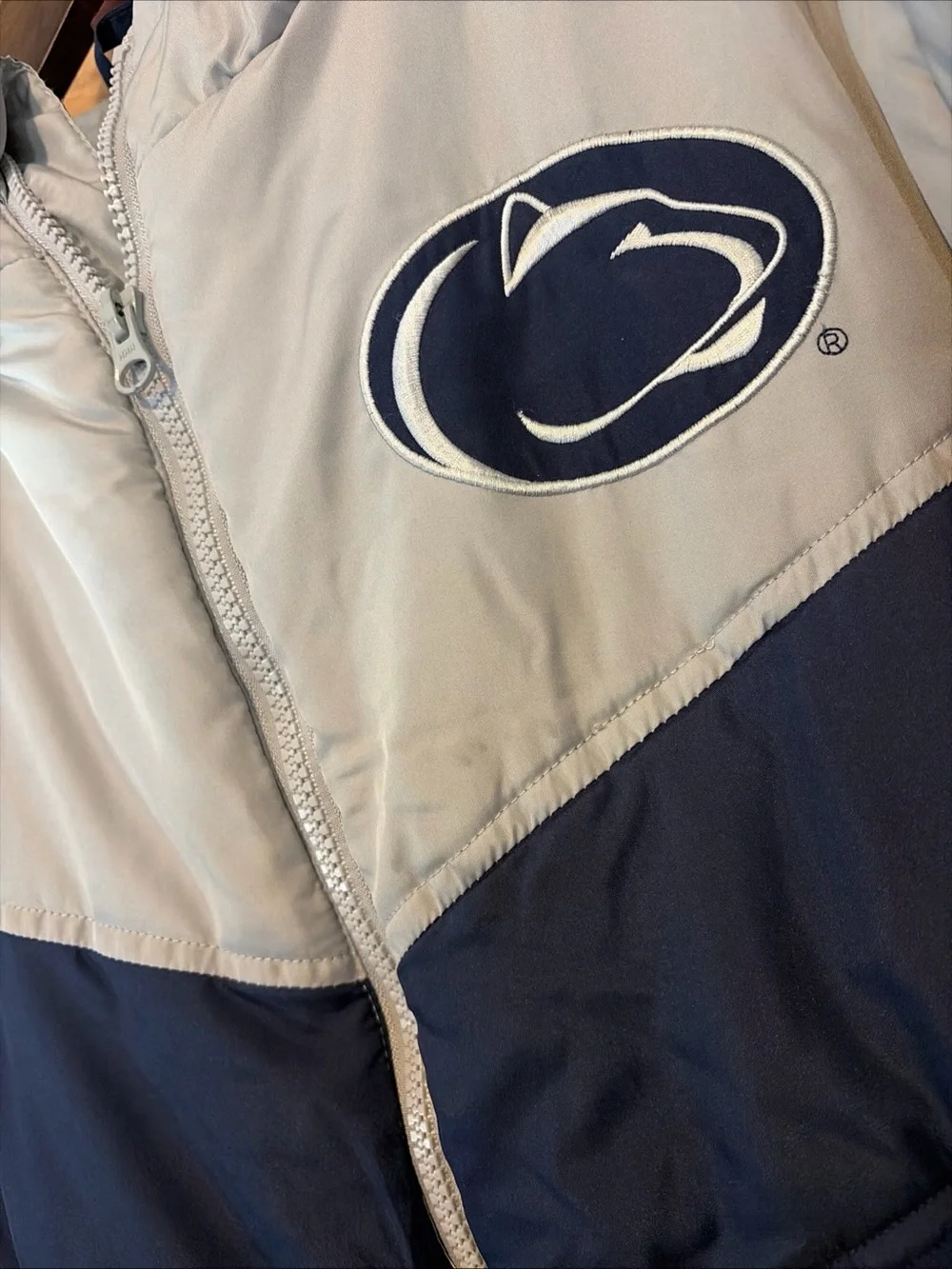 Youth Penn State Nittany lions Puffer Jacket Full Zip Good Large 14/16
